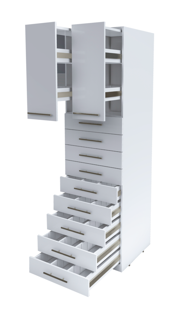 COLUMNAS DE MEDICAMENTOS 9C Y 2 GABETAS A Torre de Medicamentos