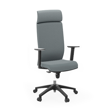 Silla de oficina Kind. Tapizados premium