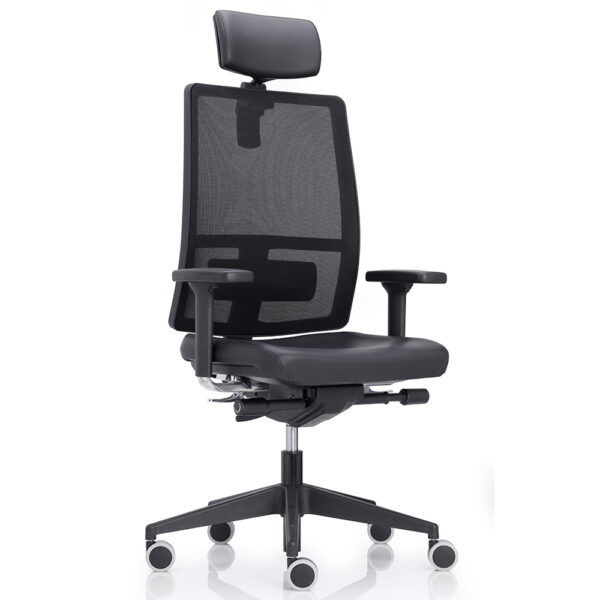 Silla Ergonómica Wiwa Presidencial. Con Cabecero y Espaldar Alto